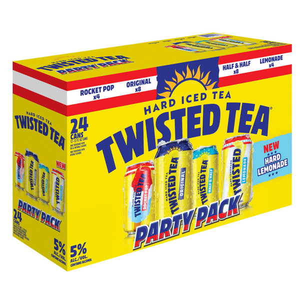 Twisted Tea Party Pack - 24-PK - Aluminum