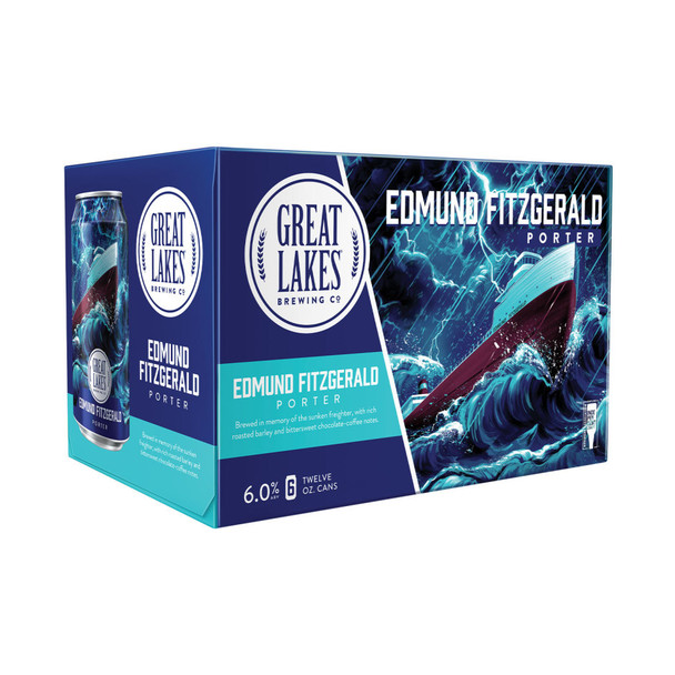 Great Lakes Edmund Fitzgerald Porter - 6-PK - Aluminum