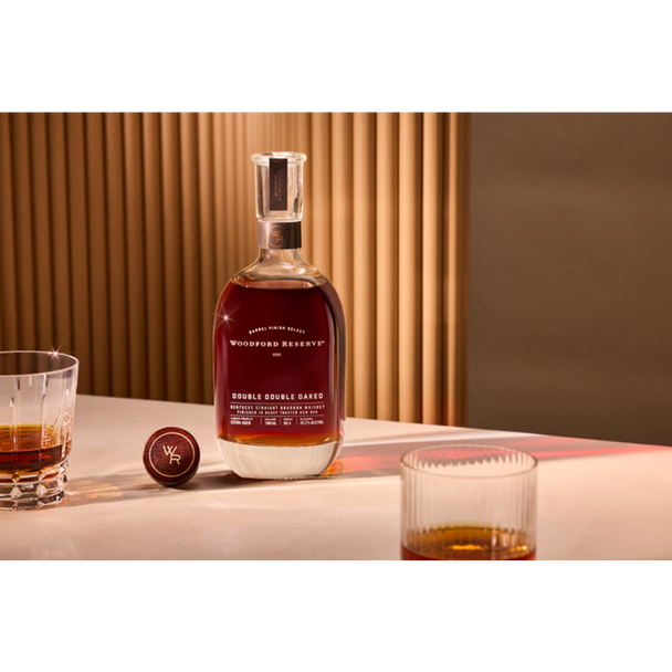Woodford Reserve Double Double Oaked Bourbon - 700 mL - 700ML - Glass