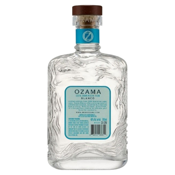 Ozama Blanco Rum - 700 mL - 700ML - Glass
