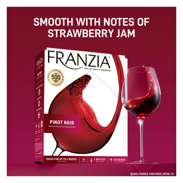 Franzia Pinot Noir - 3.0 L - 3.0L - Plastic