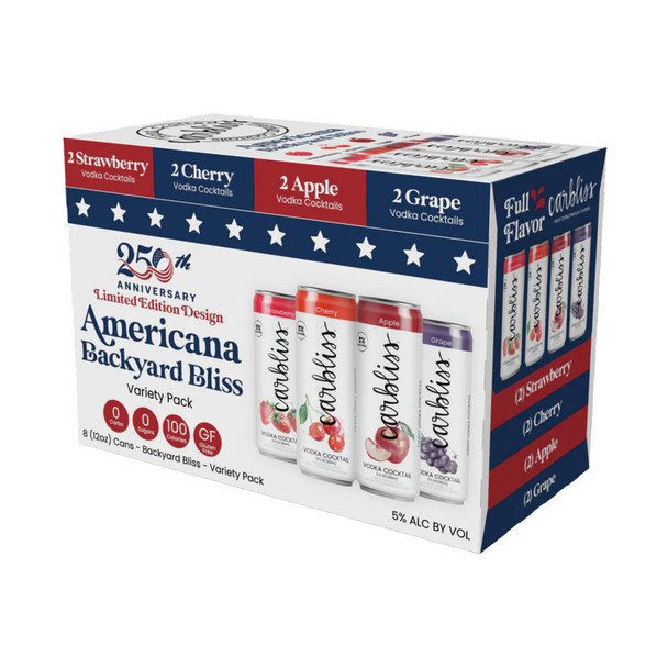 Carbliss Americana Backyard Bliss - 12 Oz - 8-PK - Aluminum