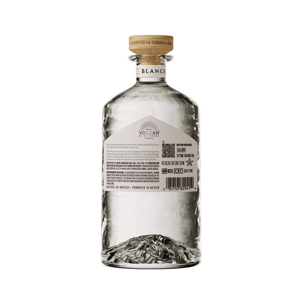 Volcan De Mi Tierra Blanco Tequila - 750 mL - 750ML - Glass