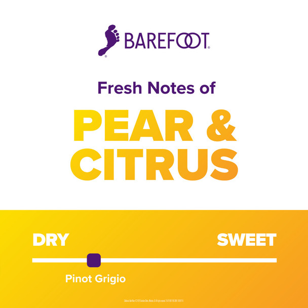 Barefoot Pinot Grigio - 200 mL - 200ML - Plastic