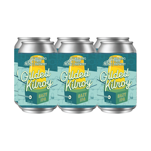 Walking Tree Gilded Kilroy Hazy IPA - 12 Oz - 6-PK - Aluminum