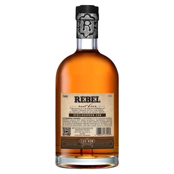 Rebel Root Beer Whiskey - 750 mL - 750ML - Glass