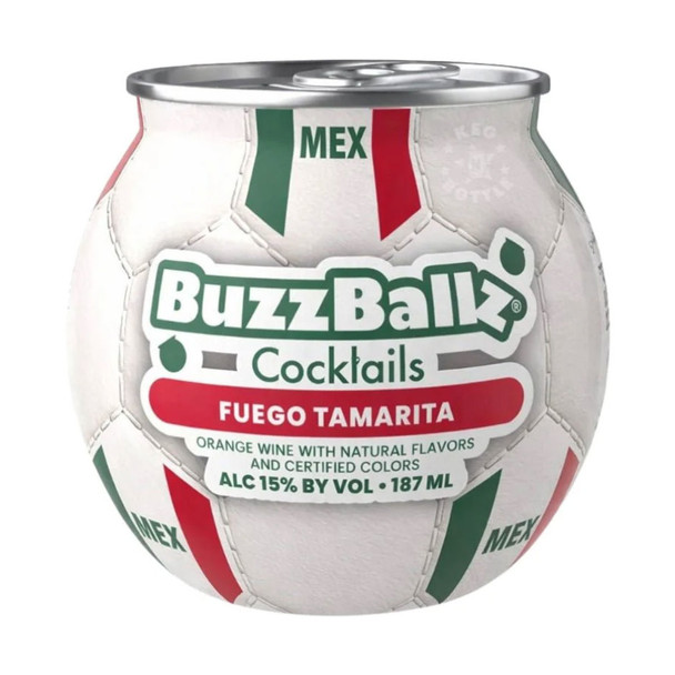 BuzzBallz Cocktail Fuego Tamarita Mexico - 200 mL - 200ML - Aluminum