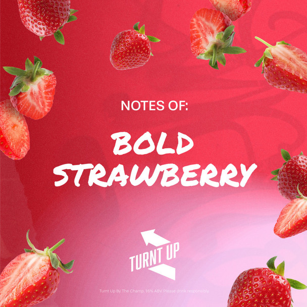 Turnt Up Strawberry Moscato - 750 mL - 750ML - Glass