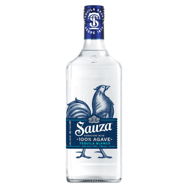 Sauza Signature Blue Blanco Tequila - 750 mL - 750ML - Glass