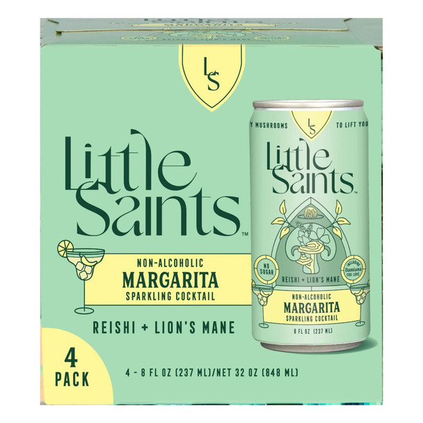 Little Saints Non Alcoholic Margarita - 8 Oz - 4-PK - Aluminum
