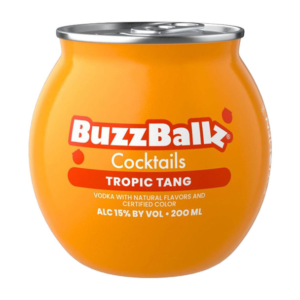 BuzzBallz Cocktails Tropic Tang - 200 mL - 200ML - Aluminum