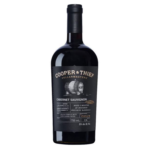 Cooper & Thief Bourbon Whiskey Barrel Aged Cabernet Sauvignon - 750 mL - 750ML - Glass