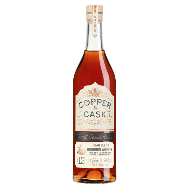 Copper and Cask Batch 13 Small Batch Series Cigar Blend Bourbon Whiskey - 750 mL - 750ML - Glass