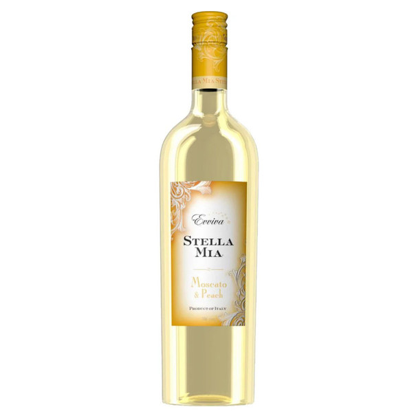 Stella Mia Moscato and Peach - 750 mL - 750ML - Glass