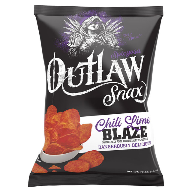 Outlaw Snax Chili Lime Blaze Tortilla Chips
