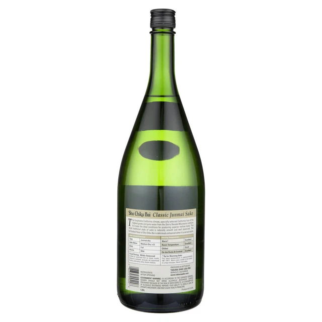 Sho Chiku Bai Nigori Unfiltered Sake Silky