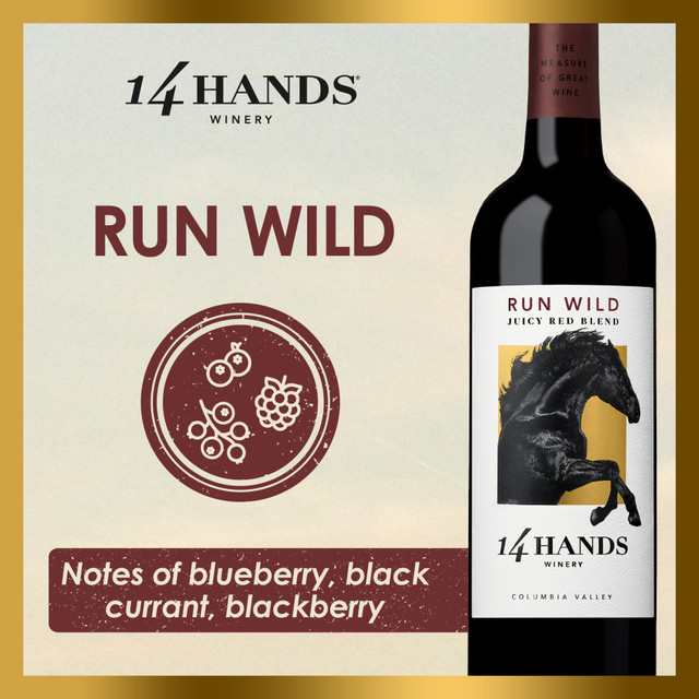 14 Hands Run Wild Juicy Red Blend
