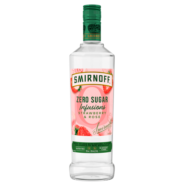 Smirnoff Zero Sugar Infusions Lemon & Elderflower Vodka