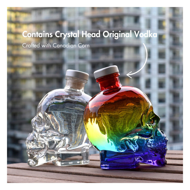Crystal Head Vodka with Glasses