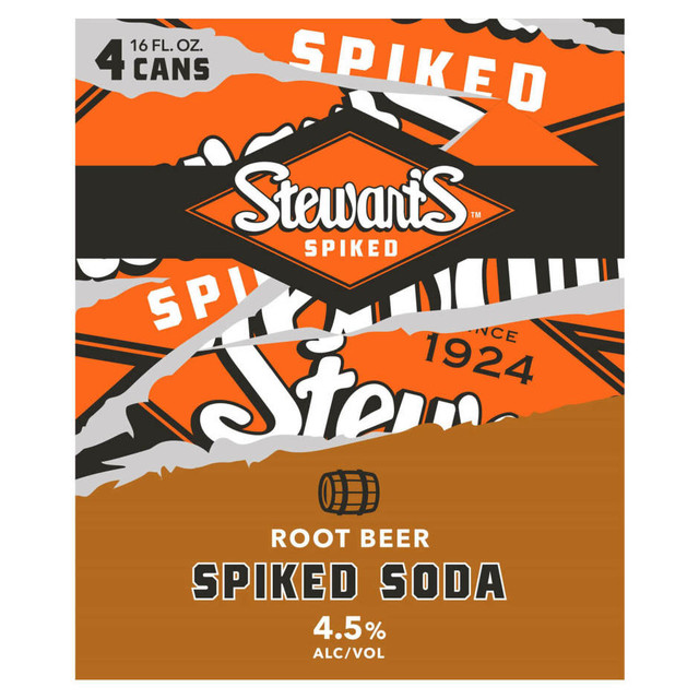 Stewart's Orange Cream Spike Soda