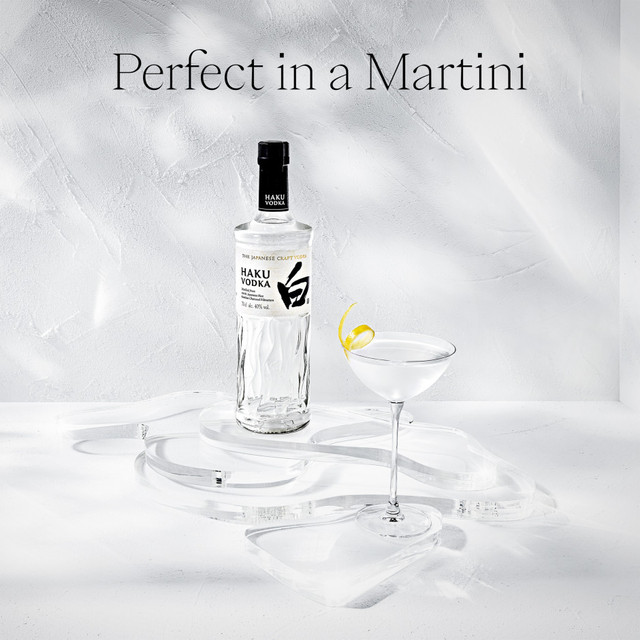 Suntory Haku Vodka with Coupe Glass