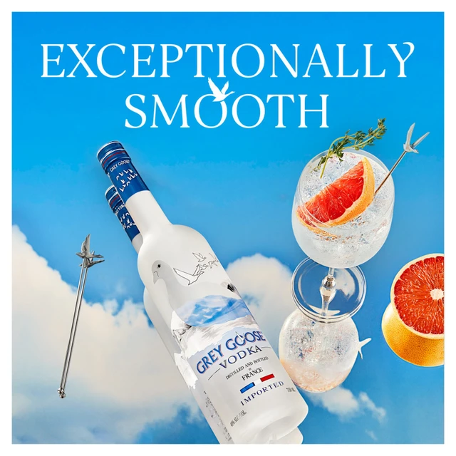 Grey Goose Vodka with Glasses