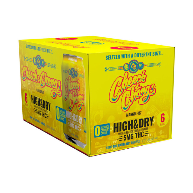 Cheech and Chongs D9 THC 5mg High and Dry Raspberry Highball