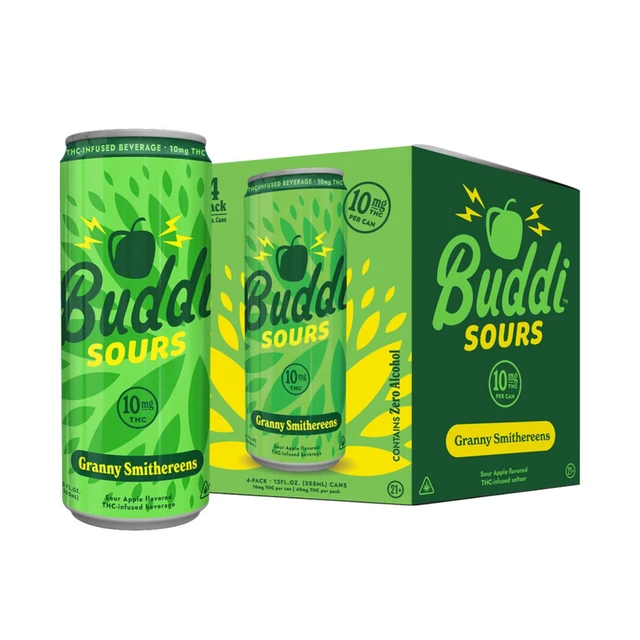 Buddi Sours D9 THC 10mg Berried Alive