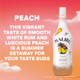 Malibu Caribbean Rum with Peach Liqueur - 750 mL - 750ML - Glass