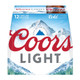 Coors Light - 12 Oz - 12-PK - Glass