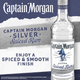 Captain Morgan Silver Spiced Rum - 750 mL - 750ML - Glass