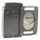 Xikar Magnetic Ultra Slim Lighter & Cutter Gunmetal - Each