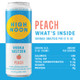 High Noon Sun Sips Peach Hard Seltzer - 700 mL - 700ML - Aluminum