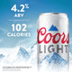 Coors Light - 12 Oz - 6-PK - Glass