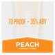 New Amsterdam Peach Vodka - 750 mL - 750ML - Glass