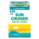 Sun Cruiser Vodka Iced Tea - 4-PK - Aluminum