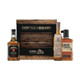 Jim Beam Brands Straight Bourbon Tri-Pack with one Jim Beam Black, Basil Hayden's and Knob Creek 9 Years - 375 mL - Set - Glass