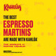 Kahlua Original Rum and Coffee Liqueur - 50 mL - 50ML - Glass
