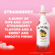 Malibu Caribbean Rum with Strawberry Flavored Liqueur - 750 mL - 750ML - Glass