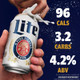 Miller Lite - 16 Oz - 15-PK - Aluminum