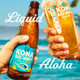 Kona Big Wave Golden Ale - 12 Oz - 6-PK - Glass
