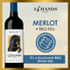 14 Hands Merlot - 750 mL - 750ML - Glass