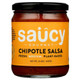 Saucy Gourmet Roasted Garlic & Chipotle Salsa - 15.5 Oz - 15.5Z - Glass