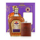 Crown Royal Deluxe Canadian Whisky with Flask - 750 mL - Set - Glass