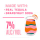 Cutwater Grapefruit Tequila Paloma - 12 Oz - 4-PK - Aluminum