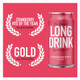 The Long Drink Company Cranberry Cocktail - 355 mL - 6-PK - Aluminum