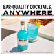 On The Rocks Cocktails Blue Hawaiian - 750 mL - 750ML - Glass