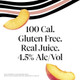 NUTRL Peach Vodka Soda - 12 Oz - 4-PK - Aluminum
