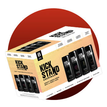 Image of -Kickstand Premixed Cocktail packaging box.