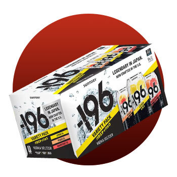 Image of -196 variety Premixed Cocktail packaging box.